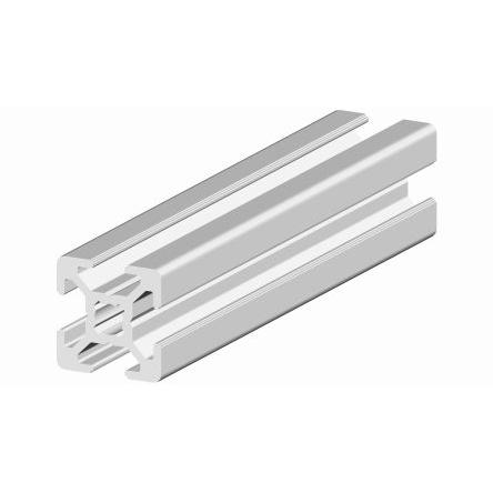 RS PRO Vzpěra, řada: RS PRO Stříbrná Profil podpěry, délka: 1 m, Eloxovaný hliník 6 mm 20 x 20 mm 20 x 20 mm
