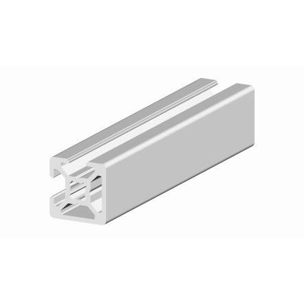 RS PRO Vzpěra, řada: RS PRO Stříbrná Profil podpěry, délka: 3 m, Eloxovaný hliník 6 mm 20 x 20 mm 20 x 20 mm