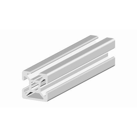 RS PRO Vzpěra, řada: RS PRO Stříbrná Profil podpěry, délka: 3 m, Eloxovaný hliník 6 mm 20 x 20 mm 20 x 20 mm