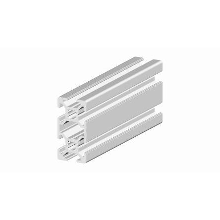 RS PRO Vzpěra, řada: RS PRO Stříbrná Profil podpěry, délka: 3 m, Eloxovaný hliník 6 mm 20 x 40 mm 20 x 40 mm