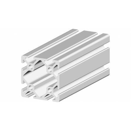 RS PRO Vzpěra, řada: RS PRO Stříbrná Profil podpěry, délka: 2 m, Eloxovaný hliník 5 mm 40 x 40 mm 40 x 40 mm