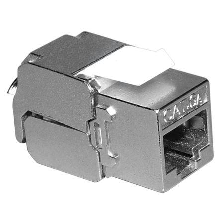 Decelect Konektor RJ45 Vnitřní Cat6a, počet cest: 1, Kabel Zinková litina, počet portů: 1portový