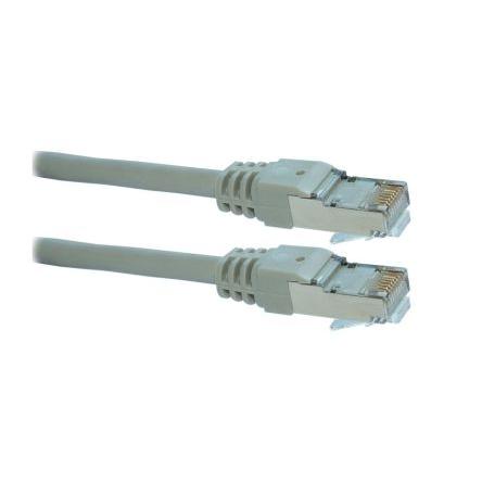 Decelect Cat6a Ethernetové kabely, řada: SPE192195, Bílá, Nízko dýmivý bezhalogenový 3 m, typ pláště: Chráněné PVC