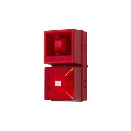 Clifford & Snell Kombinace sirén a majáků, řada: YL40 Blikající světlo Alarm barva Červená 115V ac IP65 Xenonová, LED