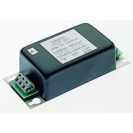 Filtr RFI, řada: MDF, 1 μF, 250V ac, 60Hz, Montáž do panelu 1 mH, 16 A, počet fází: 1, 4.98 mA, Roxburgh EMC, 2.5 W, 9.8