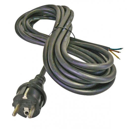 Kabel flexo guma 3x2,5mm, černá, 5m   S03450