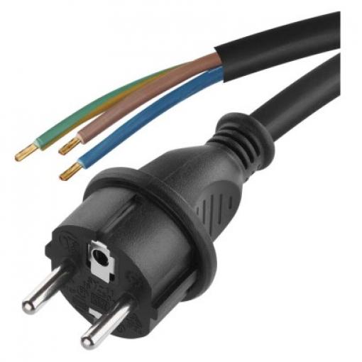 Kabel flexo guma 3x2,5mm, černá, 3m   KS03430