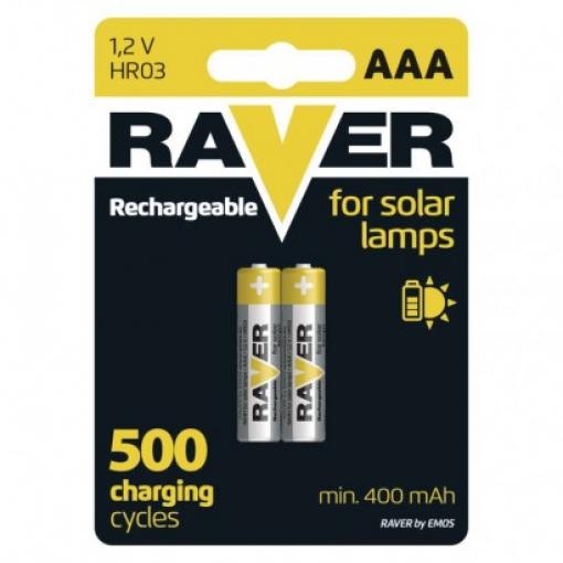Raver baterie nabíjecí HR03 (AAA), 2 ks v blistru   B7414 cena za balení 2 ks