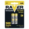 Nabíjecí baterie Raver HR06 (AA), 1,2 V / 600 mAh, 2 ks