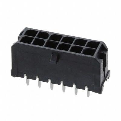 Molex Konektor PCB, řada: 43045, Systém konektorů Micro-Fit, počet kontaktů: 12, počet řad: 2, rozteč: 3 mm, orientace