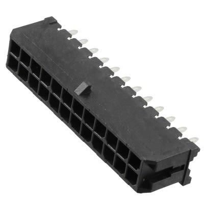 Molex Konektor PCB, řada: 43045, Systém konektorů Micro-Fit, počet kontaktů: 24, počet řad: 2, rozteč: 3 mm, orientace