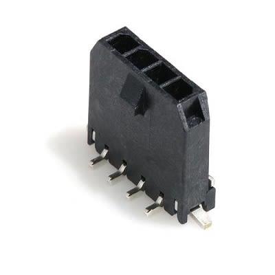 Molex Konektor PCB, řada: 43650 Vnější, rozteč: 3 mm, počet kontaktů: 4, počet řad: 1, orientace těla: Svislé, Povrch,