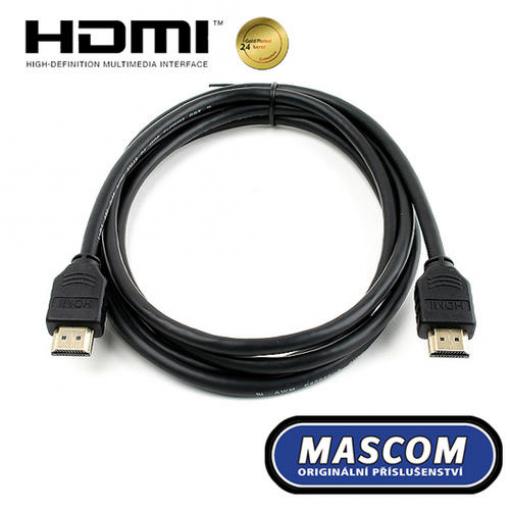 HDMI kabel, HDMI 2.0 A konektor - HDMI 2.0 A konektor, 1,5m, sáček  MX8181015