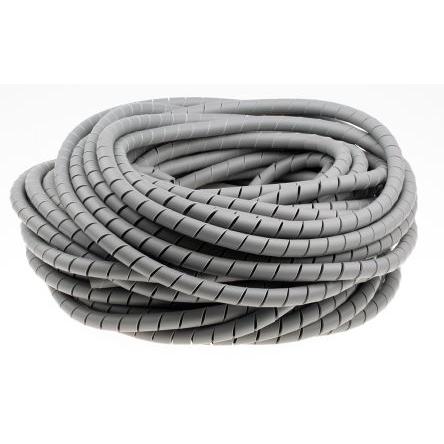 Kabelová spirálová bužírka Polyolefin Šedá 19.2 mm 19.2 mm 9.6 mm HellermannTyton