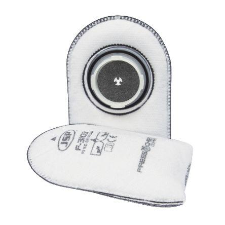 JSP Respirátor, řada: PressToCheck, SC: S, Bílá, Filtr Hypoalergenní