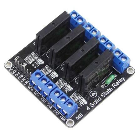 Vývojový nástroj pro motory a robotiku SSR-RELAY04-HL Relé Seeit Relay Control Card, pro použití s: Arduino, AVR, PIC,