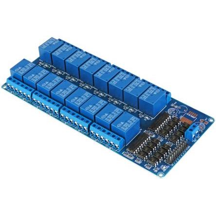 Vývojový nástroj pro motory a robotiku TTL-RELAY16-5V Relé Seeit Relay Control Card, pro použití s: Arduino, AVR, PIC,