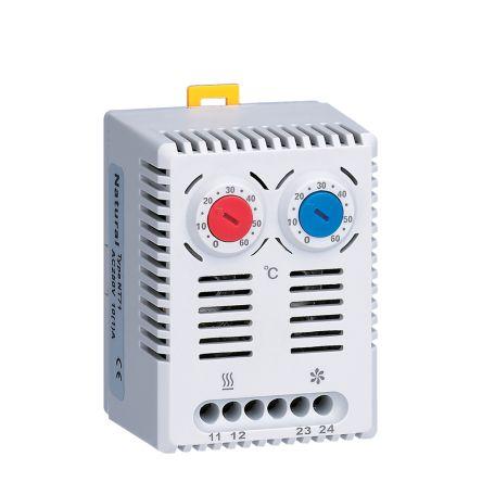 RS PRO Termostat, Vypínací 60 °C 10 A 0 °C 250V ac 250V
