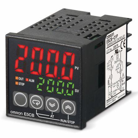 Omron Kontrolér, řada: E5CB Montáž do panelu, 55 °C, -10 °C 2, počet výstupů: 3, výstup: SSR, Polovodičové relé, Logické