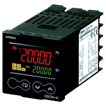Omron Regulátor teploty, řada: E5CN Montáž do panelu, 55 °C, -200 °C 2, počet výstupů: 2, výstup: Polovodičové relé 24V