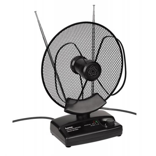 Aktivní pokojová anténa VHF/UHF/FM 36dB HAMA 44286