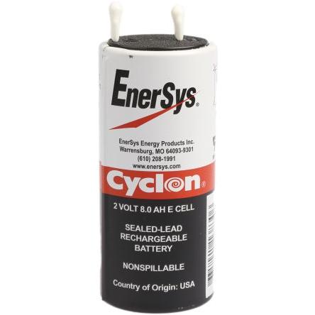 Uzavřený olověný akumulátor Jazýček Cyklický konstrukce Ryzí olovo 8 Ah Určeno pro cyklickou aplikaci 10 let Enersys 2 V