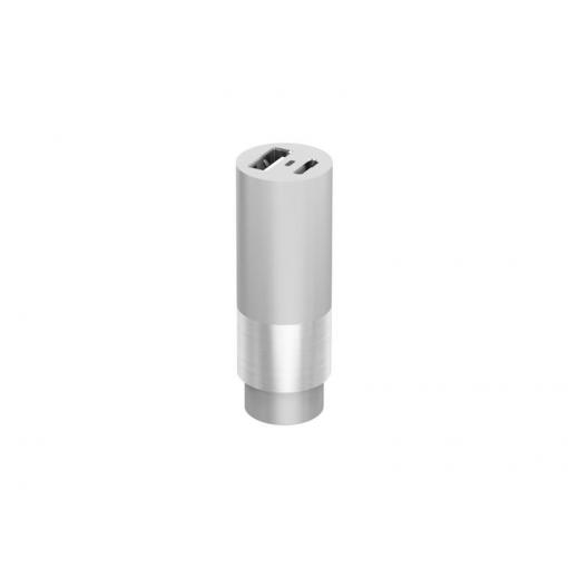 Autoadaptér CAR CHARGER ILLUMINATED 1x USB 2400 mAh + 1x USB-C 3000 mAh GREY