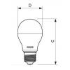 LED žárovka Philips E27 11-80W 3000K 230V A55  P630621