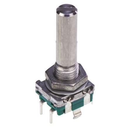 Přírůstkový kodér, řada: EC11B Přírůstkové 5V 15 ppr Zploštělý Alps Alpine 6 mm