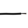 Zapojovací vodič, typ kabelu: Silikonový pryžový vodič, prameny vodičů: 32/0.2 mm, Černá, 500V 100 m RS PRO