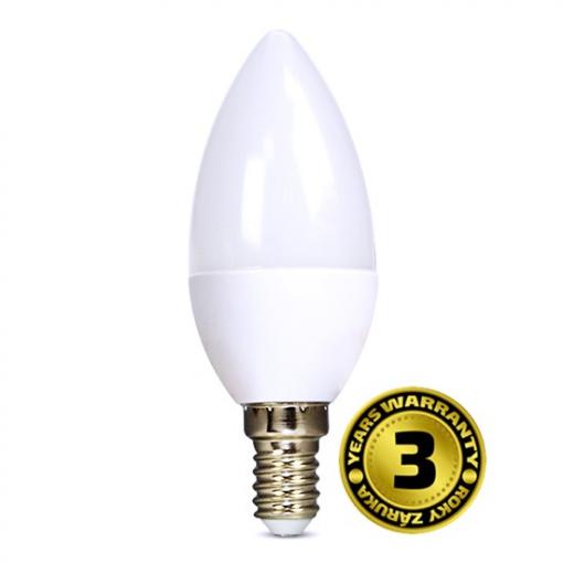 Solight LED žárovka, svíčka, 8W, E14 ,4000K, 720lm   WZ428