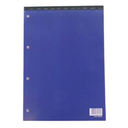 Victor Stationery Poznámkový blok Dolní Horní vazba barva Modrá, velikost papíru: A4, Linkovaný
