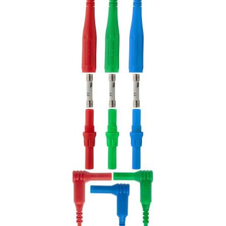 Kabely pro multimetry 1014-304 Pojistkový měřicí kabel, délka kabelů: 1.4 m Jištěný Megger 1kA