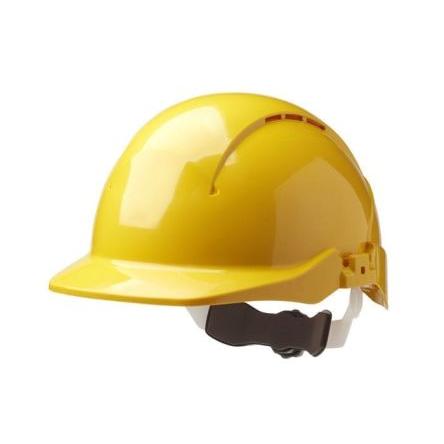 Centurion Safety Ochranná přilba EN 397, Žlutá, ABS Integrovaný potní pásek Nastavitelný Krátké Concept Core Odvětrávaný
