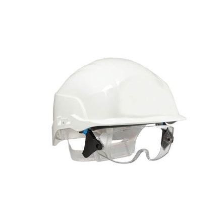 Centurion Safety Ochranná přilba EN 397, Bílá, ABS Integrovaný potní pásek Nastavitelný Snížené Spectrum Odvětrávaný