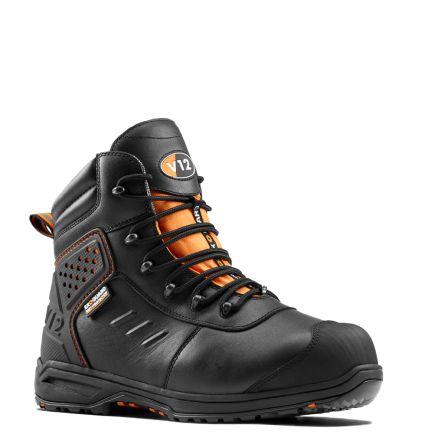 HRO, WR, řada: V2180 Bezpečnostní obuv obuv Unisex, Kompozit 8, Černá Ano V12 Footwear 42 SRC