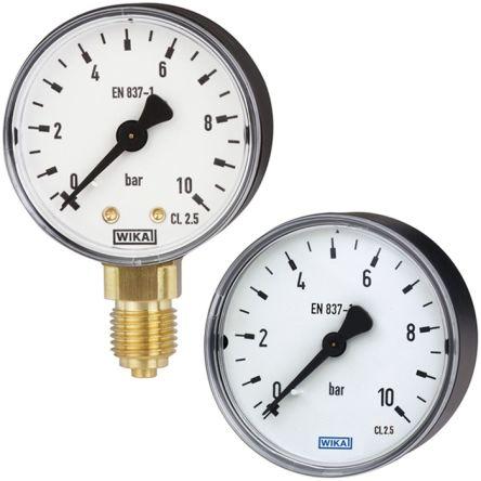 Tlakoměr 48766227 40 mm R 1/8 in Ocel 400 bar 0 bar WIKA