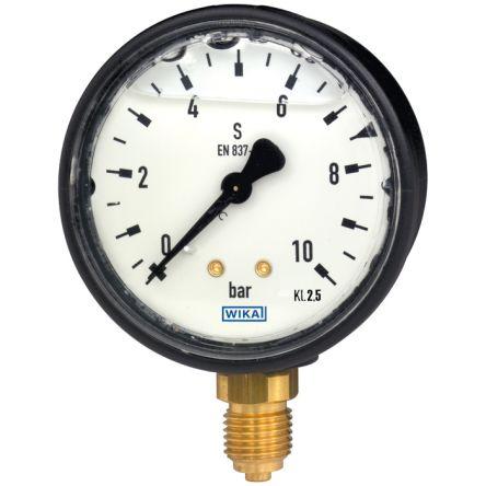Tlakoměr 9011960 63 mm G 1/4 Plastové 10 bar 0 bar WIKA