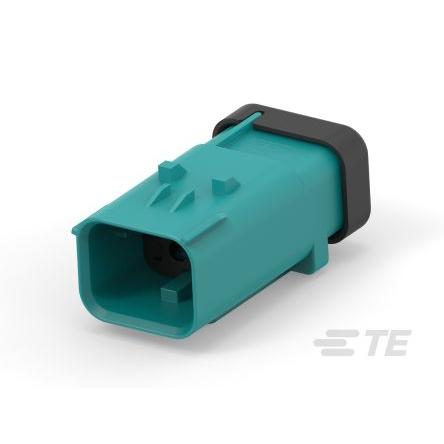 TE Connectivity Ochranný kryt konektoru, počet kontaktů: 4, Vnější, Kabel, řada: AMPSEAL 16 Krimpovací, počet řad: 2