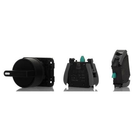 Volicí přepínač, řada: RS PRO Šroub Knoflík 2 NO, průměr výřezu: 22.5 mm IP65 RS PRO Osvětlené 3