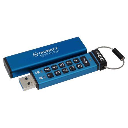 Flash disk USB 32 Gb AES-XTS 256 USB 3.2 Ano Kingston 3D TLC 50 °C 0 °C