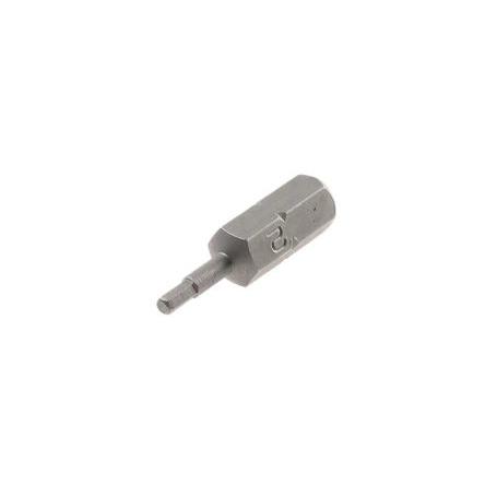 RS PRO Bit šroubováku, Chrom molybdenová ocel, typ hlavice: Šestihranný, 1/4 in, 2 mm, celková délka: 25 mm, počet kusů: