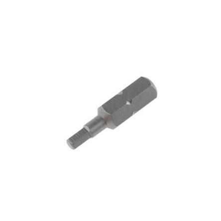 RS PRO Bit šroubováku, Chrom molybdenová ocel, typ hlavice: Šestihranný, Dvojitý šestihran, 1/4 in, 4 mm, celková délka: