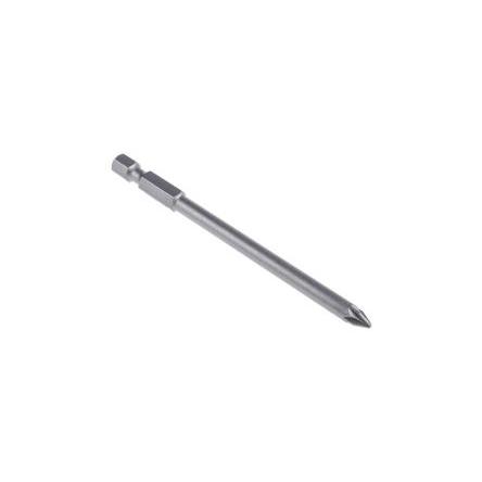 RS PRO Šroubovací hrot, Chrom molybdenová ocel, Křížový, 1/4 in, PZ1, celková délka: 90mm, počet kusů: 50