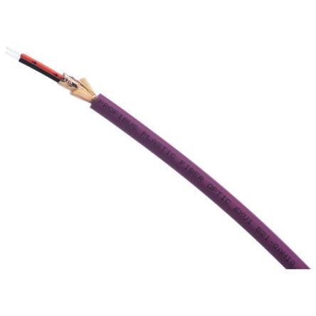 Siemens Optický kabel 2.2 mm 2žilový 80 m Polyvinylchlorid plášť, Oranžová, Černá