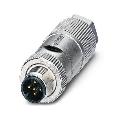 Kulatý konektor, počet kontaktů: 5, Kabel, velikost: M12 Phoenix Contact, orientace těla: Rovný Zástrčka velikost