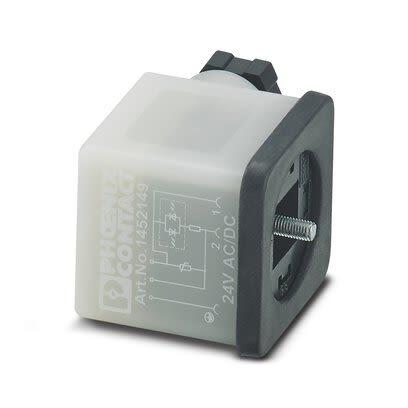 Phoenix Contact Konektor pro solenoidy podle normy DIN 43650, řada: SACC-VB-3CON-M16/A-1L-SV 24V, Průhledné