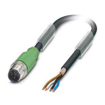 Kabel ovladače snímače, A: M12, B: Volný konec kabelu, 300V, IP65, IP67 Phoenix Contact 5 m