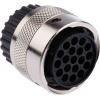 Kulatý konektor, počet kontaktů: 19, Kabel, velikost: Standard ITT Cannon, pohlaví kontaktu: Vnitřní, orientace těla: