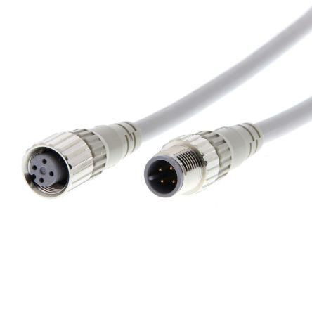Kabel konektoru, A: M12, B: M12, 250V, IP67, řada: XS2W Omron 5 m